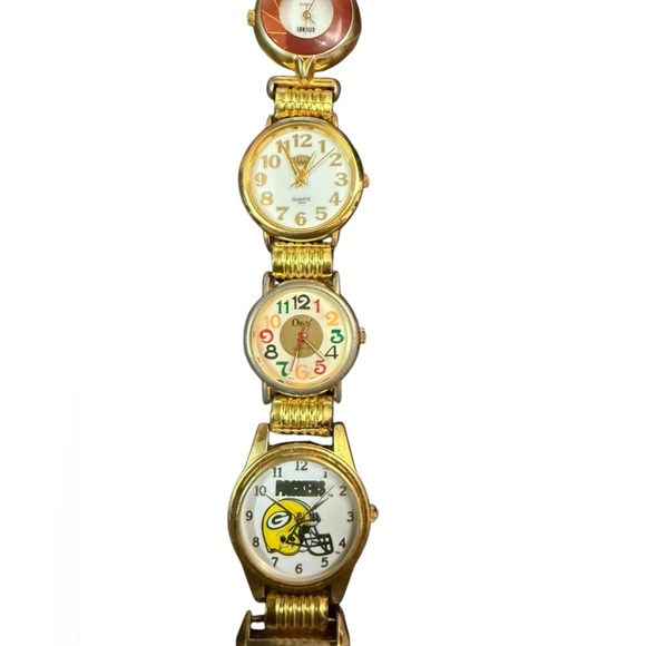 Handmade Unique Watch Purse Strap w/ Gold Accents - Picture 10 of 16